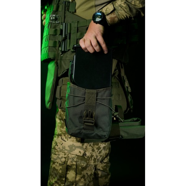 Підсумок для короба під кулемет М249 "Стрічник" (Олива) ТМ Балістика - 103130102 Підсумок для короба під кулемет М249 "Стрічник" (Олива) ТМ Балістика - 103130102