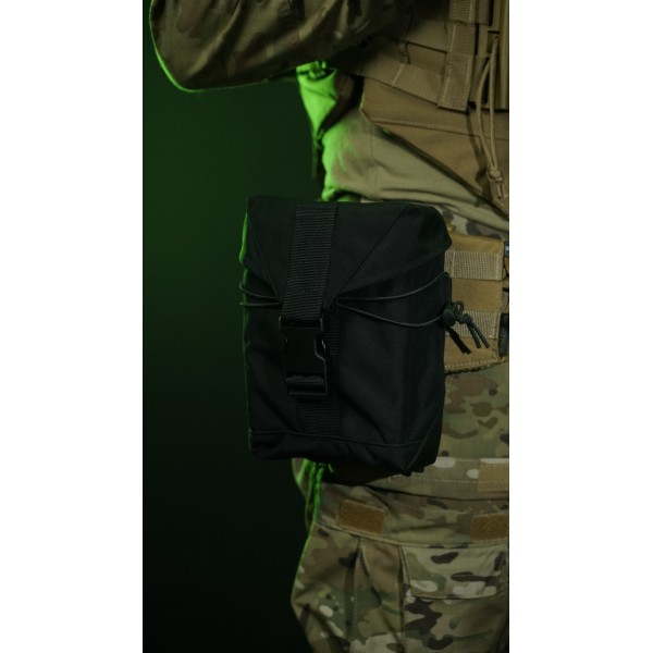 Підсумок для короба під кулемет М249 "Стрічник" (Чорний) ТМ Балістика - 103130106 Підсумок для короба під кулемет М249 "Стрічник" (Чорний) ТМ Балістика - 103130106