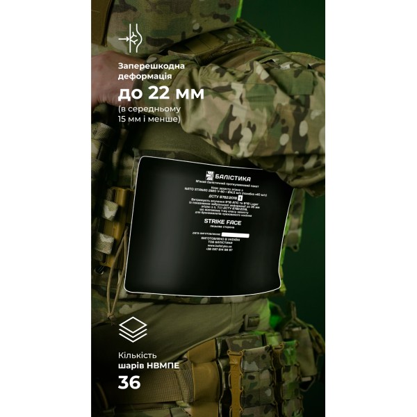 Балістичний пакет (1 клас | 20×30 см | 365 г | НВМПЕ ✡ Ізраїль) ТМ Балістика - 3574616 Балістичний пакет (1 клас | 20×30 см | 365 г | НВМПЕ ✡ Ізраїль) ТМ Балістика - 3574616