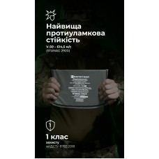 Баллистический пакет для напашника "Ладник" (1 класс | 23×16 см | 210 г | СВМПЭ ✡ Израиль) ТМ Баллистика