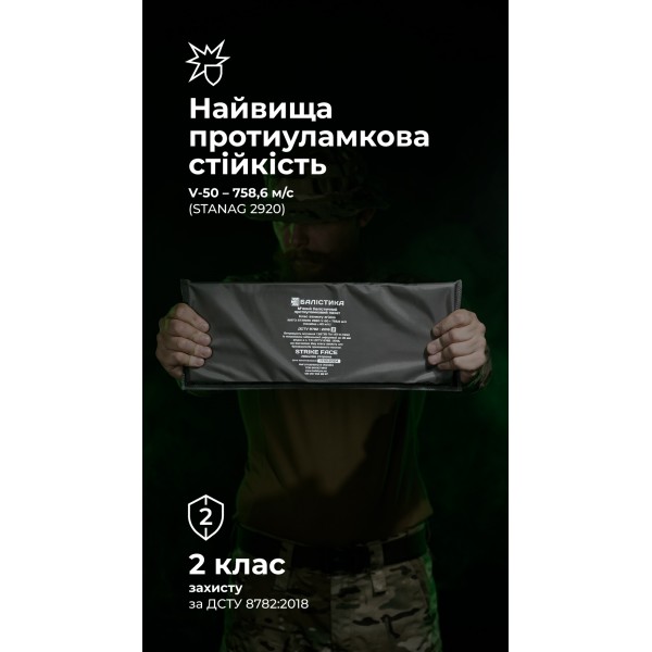 Баллистический пакет (2 класс | 15×40 см | 495 г | СВМПЭ ✡ Израиль) ТМ Баллистика - 105021702