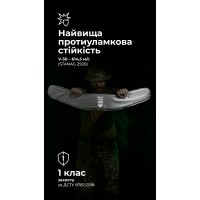 Баллистический пакет под РПС Crye Precision (1 класс | L | 550 г | НВМПЭ ✡ Израиль) ТМ Баллистика