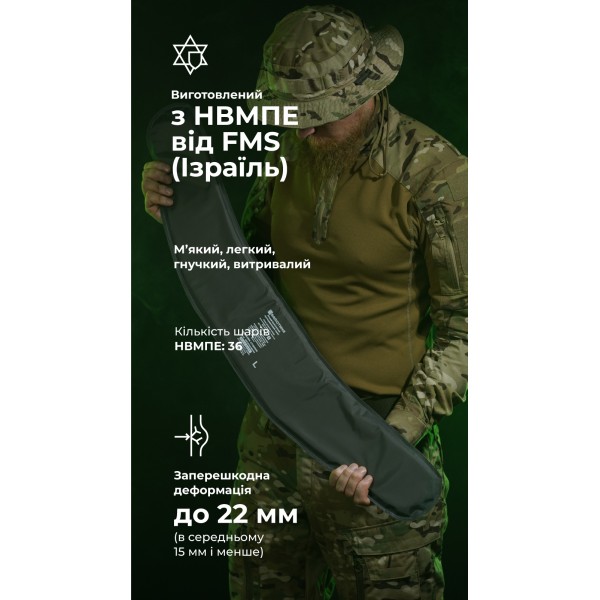 Баллистический пакет под РПС Crye Precision (1 класс | L | 550 г | НВМПЭ ✡ Израиль) ТМ Баллистика - 1050410 Баллистический пакет под РПС Crye Precision (1 класс | L | 550 г | НВМПЭ ✡ Израиль) ТМ Баллистика - 1050410