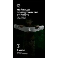 Баллистический пакет под РПС Crye Precision (1 класс | XL | 640 г | НВМПЭ ✡ Израиль) ТМ Баллистика