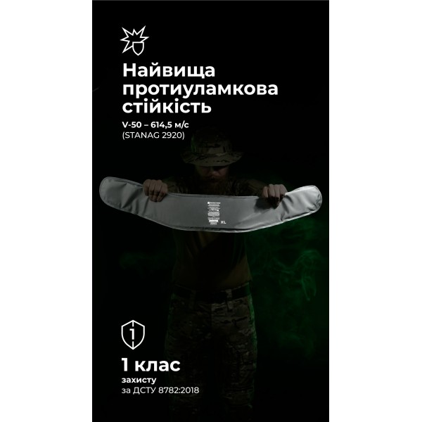 Баллистический пакет под РПС Crye Precision (1 класс | XL | 640 г | НВМПЭ ✡ Израиль) ТМ Баллистика - 1050411