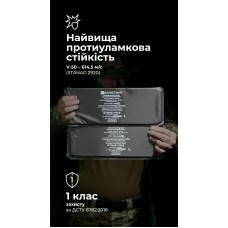 Баллистические пакеты к камербандам WAS LPC (1 класс | L | 34×13 см | 2 шт. | 540 г | НВМПЭ ✡ Израиль) ТМ Баллистика