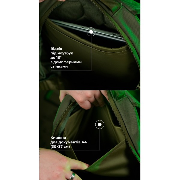 Тактический рюкзак “Р1М1” (26 л | Олива) ТМ Баллистика - 3574543