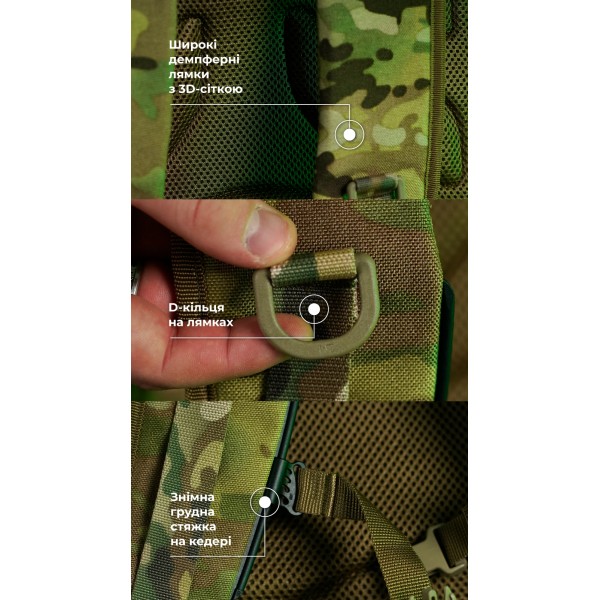 Тактический рюкзак “Р1М1” (26 л | Неоригинальный мультикам) ТМ Баллистика - 3574541