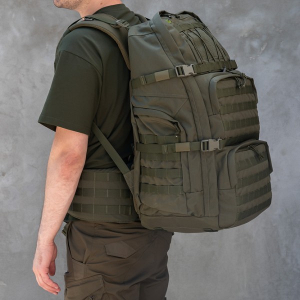 Рюкзак рейдовый 55л "Гамуз" (Олива) - 3574534