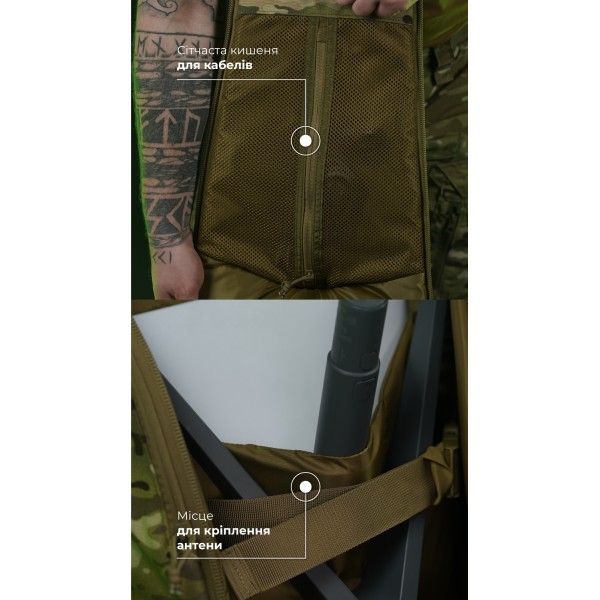 Тактический рюкзак для Starlink "Зоряник" (Мультикам неоригинальный) ТМ Баллистика - 106010704 Тактический рюкзак для Starlink "Зоряник" (Мультикам неоригинальный) ТМ Баллистика - 106010704