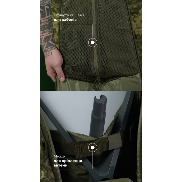 Тактический рюкзак для Starlink "Зоряник" (ММ14 “Пиксель”) ТМ Баллистика - 106010707 Тактический рюкзак для Starlink "Зоряник" (ММ14 “Пиксель”) ТМ Баллистика - 106010707