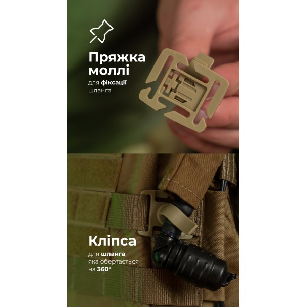 Подсумок под гидратор "Бурдюк" (2 литра | Койот) ТМ Балiстика - 106010801 Подсумок под гидратор "Бурдюк" (2 литра | Койот) ТМ Балiстика - 106010801