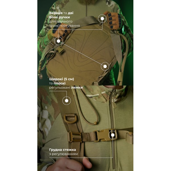 Штурмовой рюкзак «Штормар» (21 л | Койот) ТМ Баллистика - 106011101