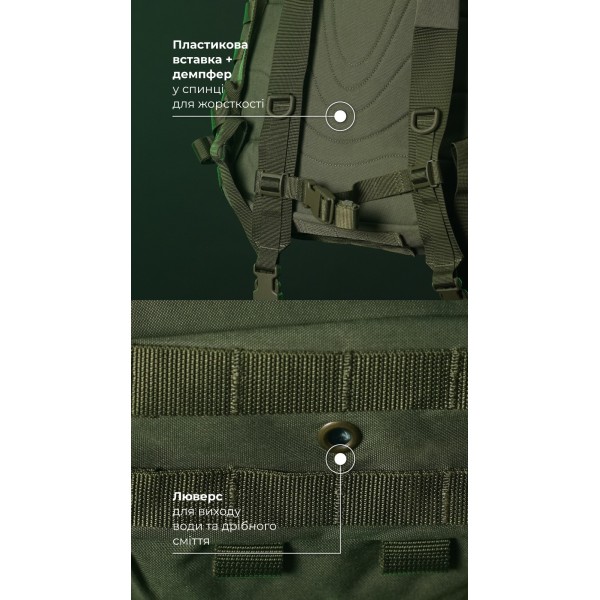 Штурмовой рюкзак «Штормар» (21 л | Олива) ТМ Баллистика - 106011102