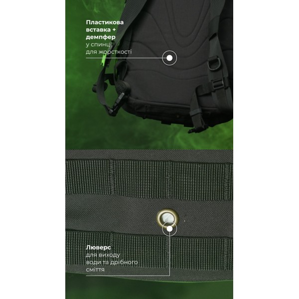 Штурмовой рюкзак «Штормар» (21 л | Черный) ТМ Баллистика - 106011106