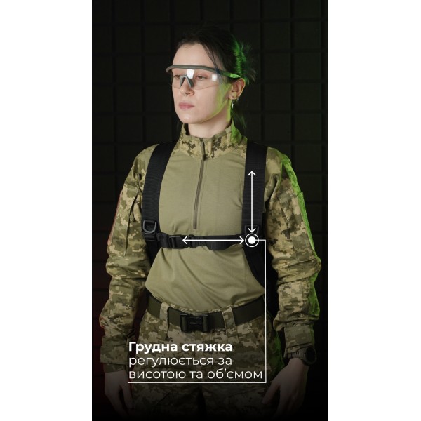 Медичний рюкзак "Ворожбит" (19 л | Чорний) ТМ Балістика - 106011206