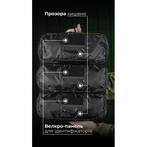 Медичний рюкзак "Ворожбит" (19 л | Чорний) ТМ Балістика - 106011206