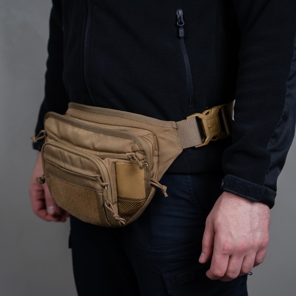 Сумка-бананка швидкого доступу до кобури "Пазуха" (Койот) ТМ Балістика - 3577940 Сумка-бананка швидкого доступу до кобури "Пазуха" (Койот) ТМ Балістика - 3577940