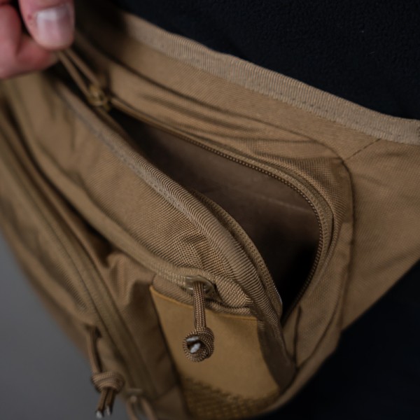 Сумка-бананка швидкого доступу до кобури "Пазуха" (Койот) ТМ Балістика - 3577940 Сумка-бананка швидкого доступу до кобури "Пазуха" (Койот) ТМ Балістика - 3577940