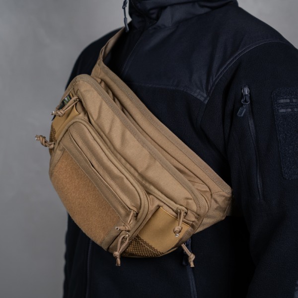 Сумка-бананка швидкого доступу до кобури "Пазуха" (Койот) ТМ Балістика - 3577940 Сумка-бананка швидкого доступу до кобури "Пазуха" (Койот) ТМ Балістика - 3577940