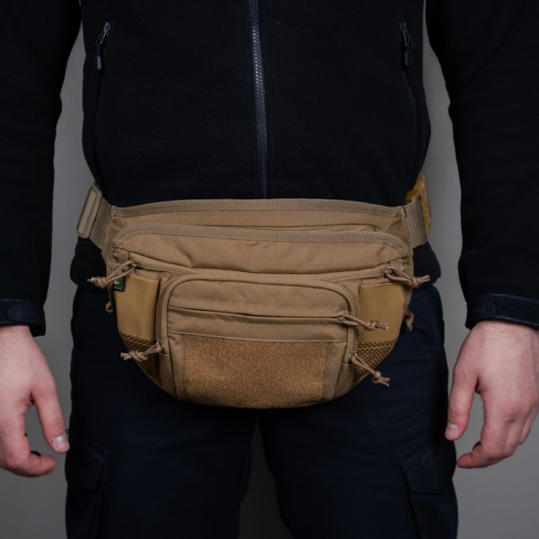Сумка-бананка швидкого доступу до кобури "Пазуха" (Койот) ТМ Балістика - 3577940 Сумка-бананка швидкого доступу до кобури "Пазуха" (Койот) ТМ Балістика - 3577940