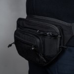 Сумка-бананка швидкого доступу до кобури "Пазуха" (Чорний) ТМ Балістика