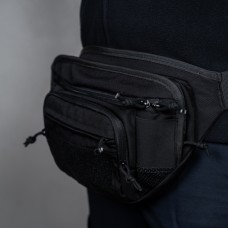 Сумка-бананка швидкого доступу до кобури "Пазуха" (Чорний) ТМ Балістика