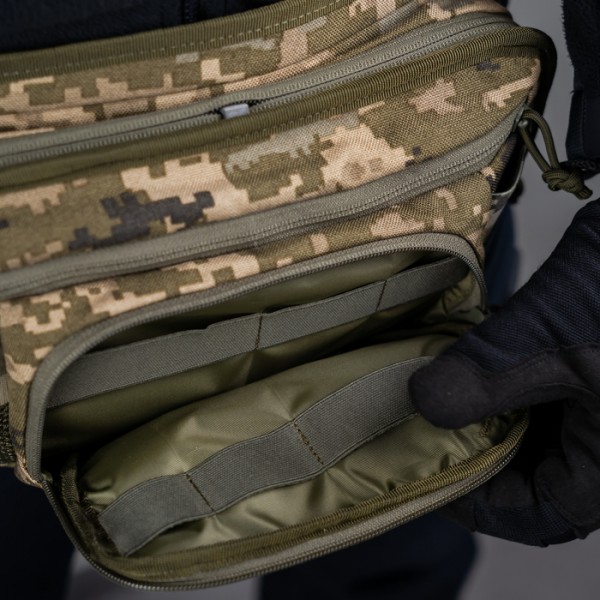 Сумка-бананка швидкого доступу до кобури "Пазуха" (ММ14 "Піксель") ТМ Балістика - 106020207 Сумка-бананка швидкого доступу до кобури "Пазуха" (ММ14 "Піксель") ТМ Балістика - 106020207