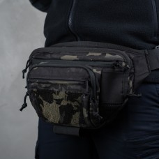 Сумка-бананка швидкого доступу до кобури "Пазуха" (Чорний мультикам) ТМ Балістика