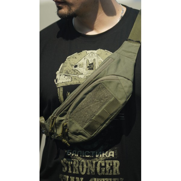 Сумка-бананка "Саква" (Розмір М | Олива) ТМ Балістика - 106021002 Сумка-бананка "Саква" (Розмір М | Олива) ТМ Балістика - 106021002