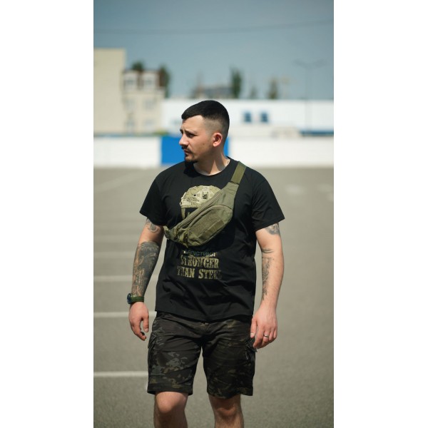 Сумка-бананка "Саква" (Розмір М | Олива) ТМ Балістика - 106021002 Сумка-бананка "Саква" (Розмір М | Олива) ТМ Балістика - 106021002