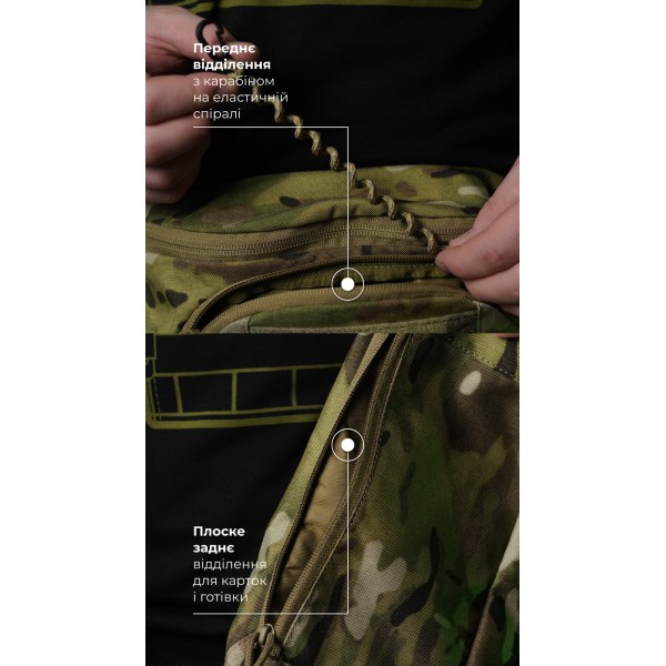 Сумка-бананка "Саква" (Размер М | Мультикам неоригинальный) ТМ Баллистика - 106021004 Сумка-бананка "Саква" (Размер М | Мультикам неоригинальный) ТМ Баллистика - 106021004