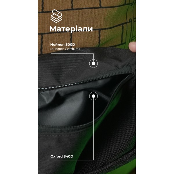 Сумка-бананка "Саква" (Размер М | Черный) ТМ Баллистика - 106021006 Сумка-бананка "Саква" (Размер М | Черный) ТМ Баллистика - 106021006