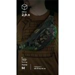 Сумка-бананка "Саква" (Размер М | Черный мультикам) ТМ Баллистика