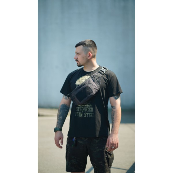 Сумка-бананка "Саква" (Розмір L | Чорний) ТМ Балістика - 106021106 Сумка-бананка "Саква" (Розмір L | Чорний) ТМ Балістика - 106021106