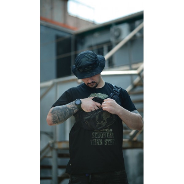 Сумка-бананка "Саква" (Розмір L | Чорний мультикам) ТМ Балістика - 106021109 Сумка-бананка "Саква" (Розмір L | Чорний мультикам) ТМ Балістика - 106021109