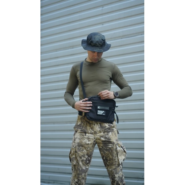 Сумка через плече "Ташка" (Чорна) ТМ Балістика - 106021206 Сумка через плече "Ташка" (Чорна) ТМ Балістика - 106021206