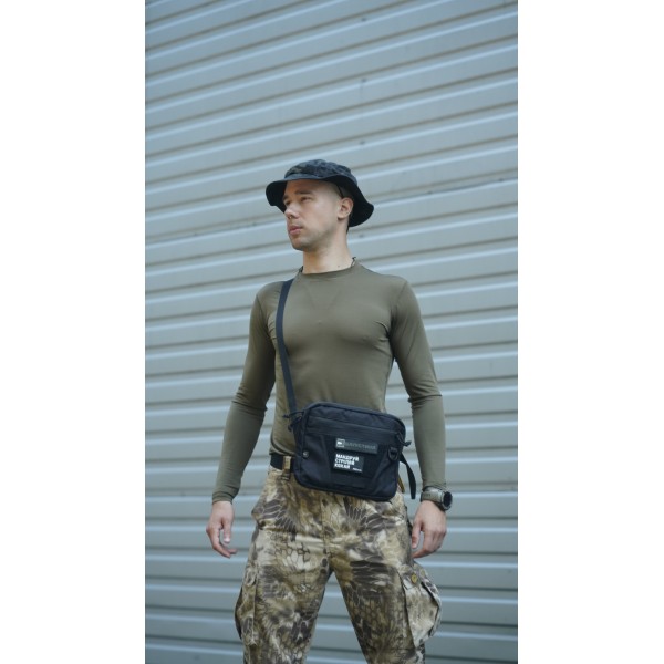 Сумка через плече "Ташка" (Чорна) ТМ Балістика - 106021206 Сумка через плече "Ташка" (Чорна) ТМ Балістика - 106021206