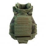 Облегченный бронежилет "Сармат" с баллистическим противоосколочным пакетом 1 класса защиты (Олива)