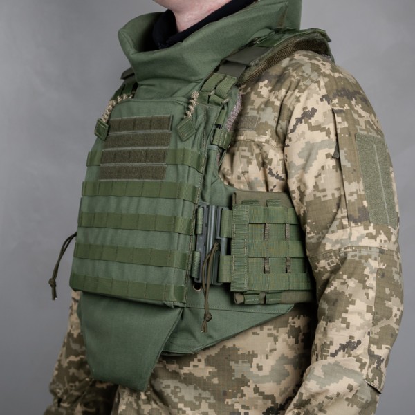 Облегченный бронежилет "Сармат" с баллистическим противоосколочным пакетом 1 класса защиты (Олива) - 3575058 Облегченный бронежилет "Сармат" с баллистическим противоосколочным пакетом 1 класса защиты (Олива) - 3575058