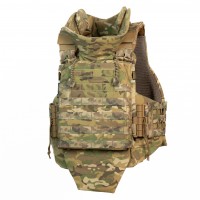 Полегшений бронежилет "Сармат" з балістичним протиуламковим пакетом 1 класу захисту (Мультикам неоригінальний)