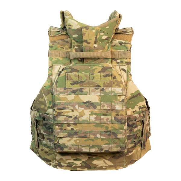 Полегшений бронежилет "Сармат" з балістичним протиуламковим пакетом 1 класу захисту (Мультикам неоригінальний) - 3575059