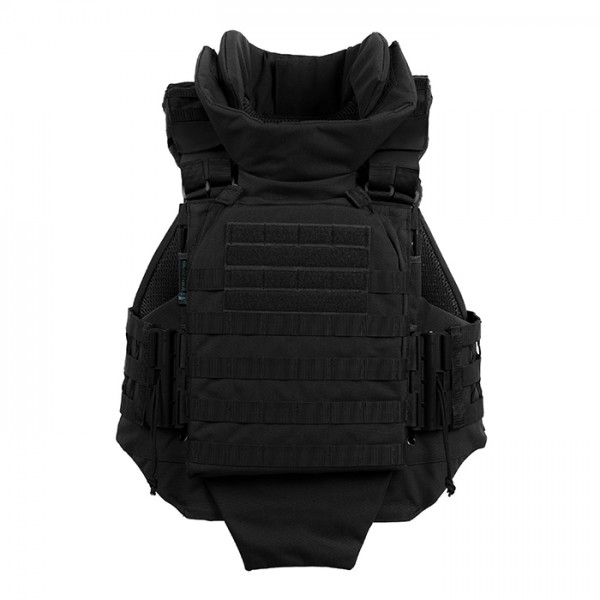 Полегшений бронежилет "Сармат" з балістичним протиуламковим пакетом 1 класу захисту (Чорний) - 3576432