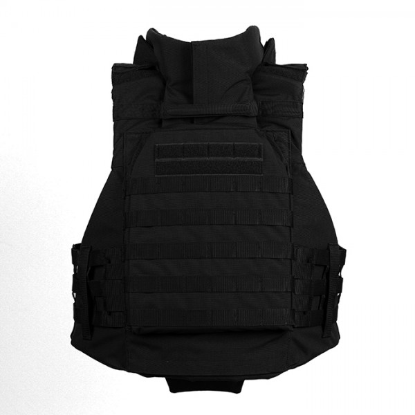 Полегшений бронежилет "Сармат" з балістичним протиуламковим пакетом 1 класу захисту (Чорний) - 3576432