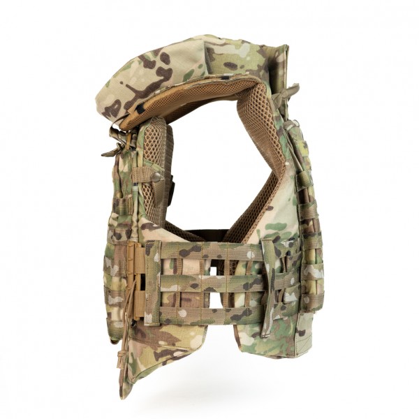 Полегшений бронежилет "Сармат" з балістичним протиуламковим пакетом 1 класу захисту (Мультикам) - 3575060