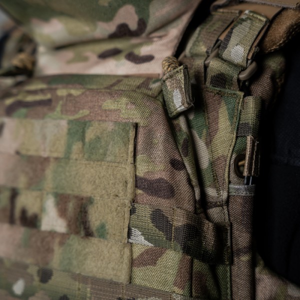 Полегшений бронежилет "Сармат" з балістичним протиуламковим пакетом 1 класу захисту (Мультикам) - 3575060