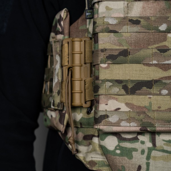 Полегшений бронежилет "Сармат" з балістичним протиуламковим пакетом 1 класу захисту (Мультикам) - 3575060