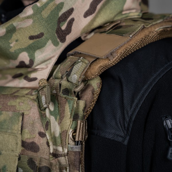 Полегшений бронежилет "Сармат" з балістичним протиуламковим пакетом 1 класу захисту (Мультикам) - 3575060
