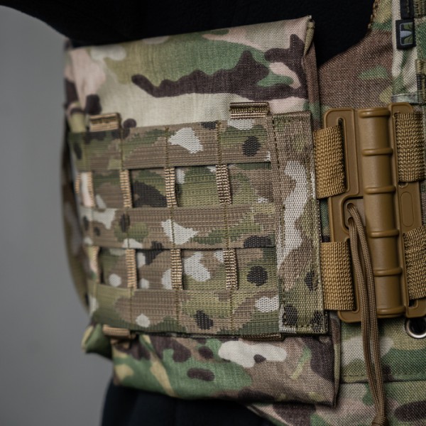 Полегшений бронежилет "Сармат" з балістичним протиуламковим пакетом 1 класу захисту (Мультикам) - 3575060