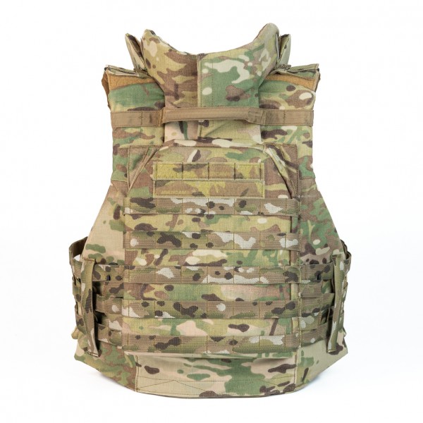 Полегшений бронежилет "Сармат" з балістичним протиуламковим пакетом 1 класу захисту (Мультикам) - 3575060